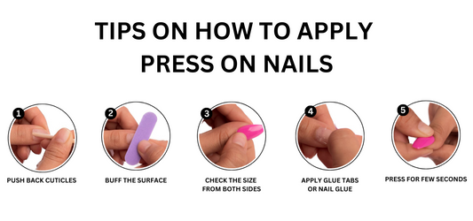 How to apply press on nails