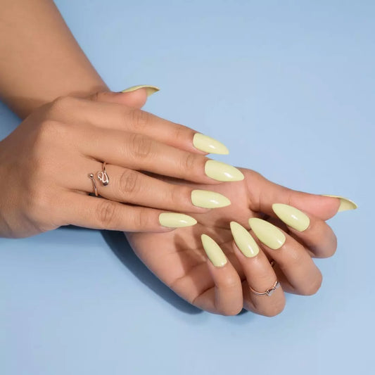 Pista Green Press on Nails Set