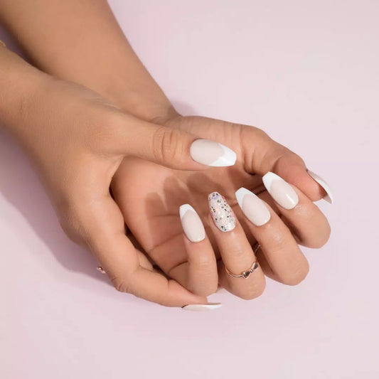 Wedding Glossy Fake Nails Set