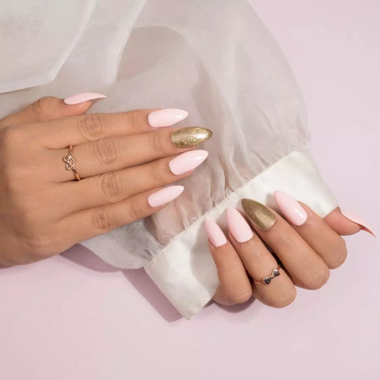 Girly Girl Glitter Presson Nails Set