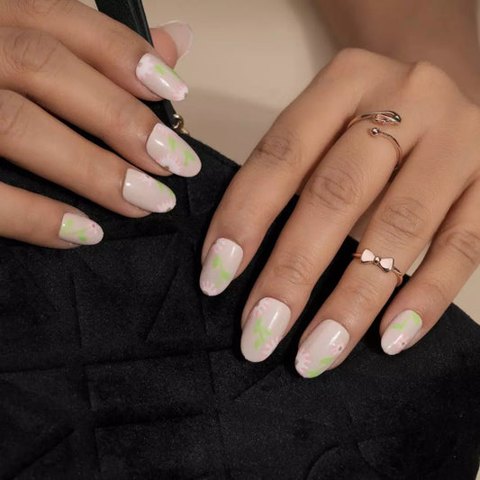 Flowery Feud Presson Nails Set