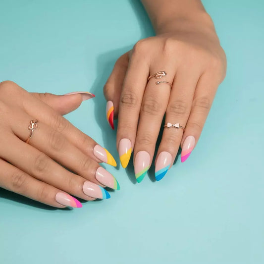 Medium Size Almond Shape Nails