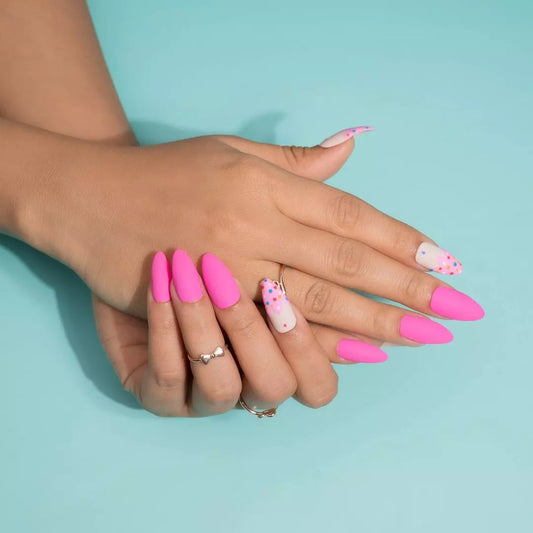 Matte Tuity Fruity Fake Nails Set