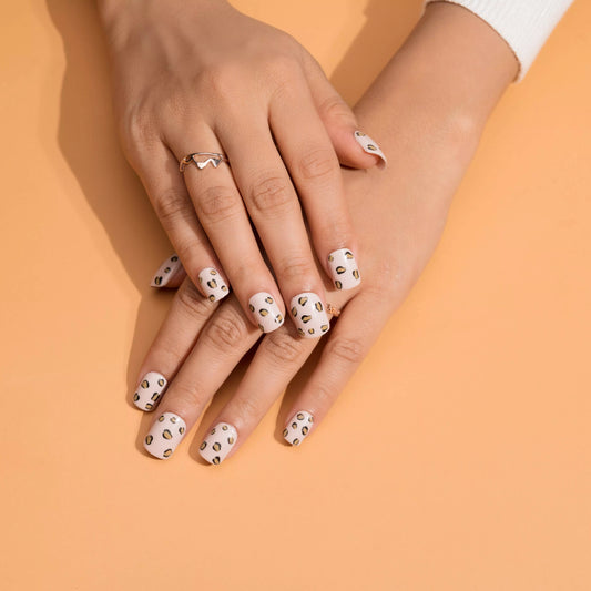 Cheetah Small Presson Nails Set