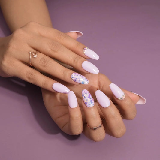 Wedding Pastels Stick on Nails Set