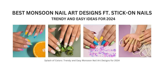 Monsoon nail art season calls for stick on nails