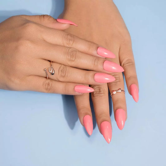 Peachy vibes Presson Nails Set