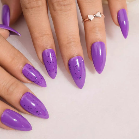 Purple Lolita Press on Nails Set