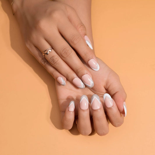 French French French Nails Set