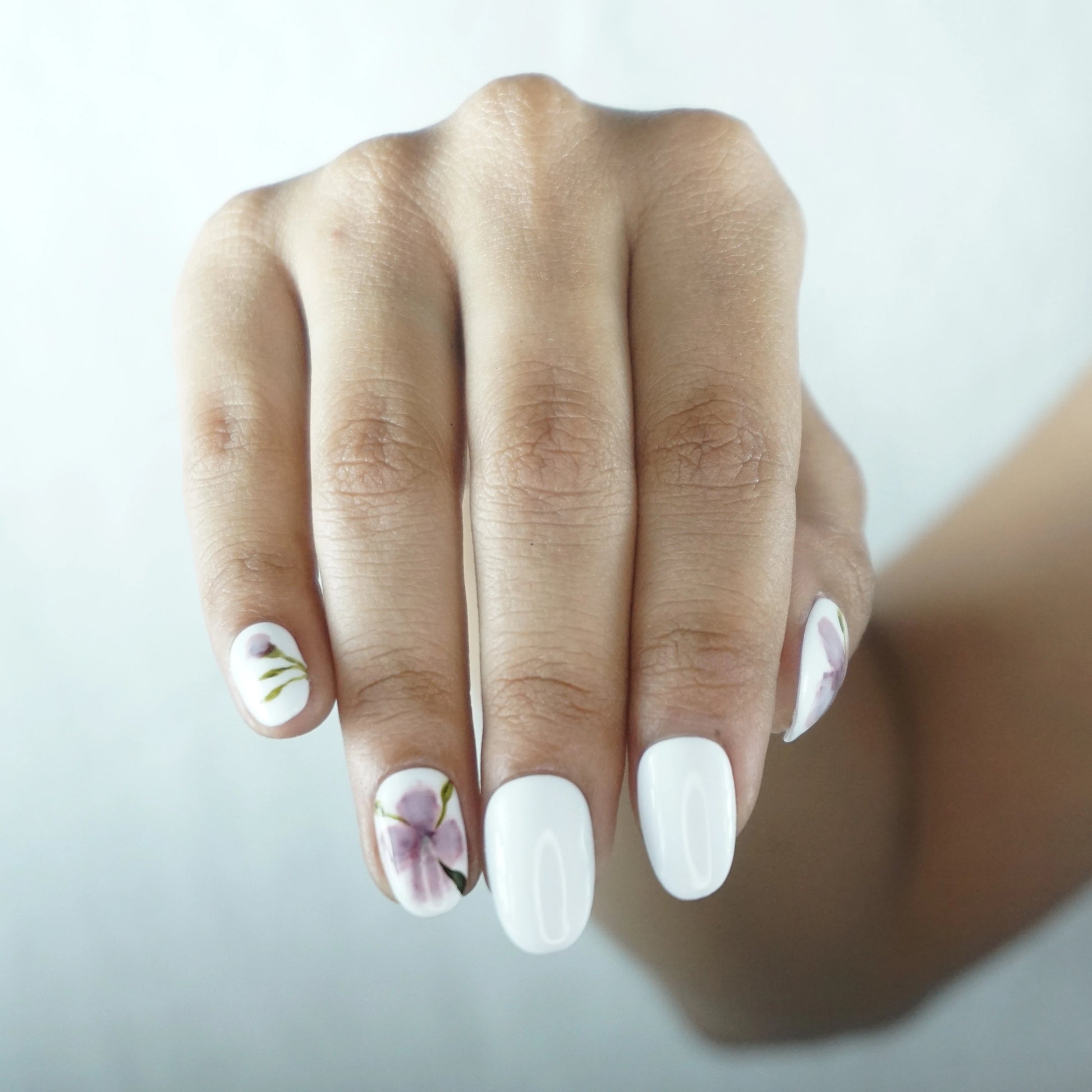 Flower Press On Nails