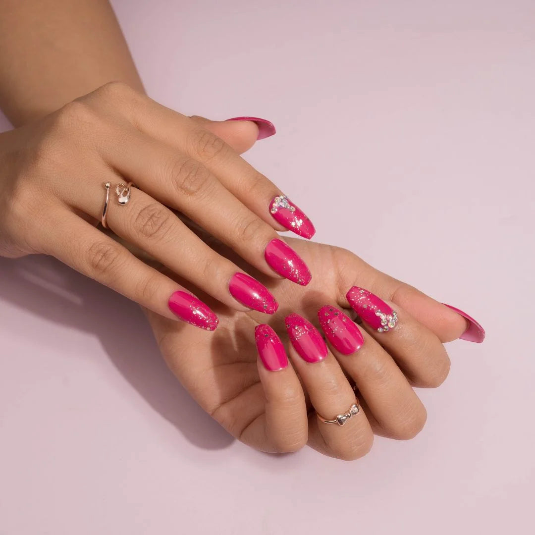 Nails Raspbery Dark Raspberry Wedding Perfect Presson Nails – Nailknack