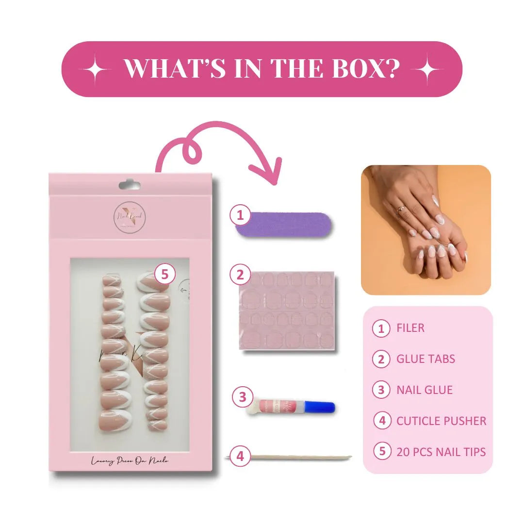 Classic French Nails Kit